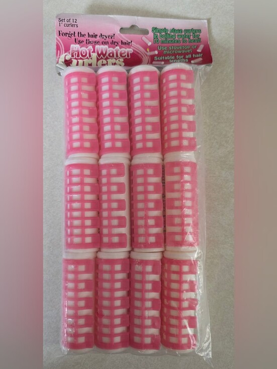 Ulta Beauty Other - 12 New Hot Water Hair Rollers - Safe Curling Rollers For 1 Inch Curls